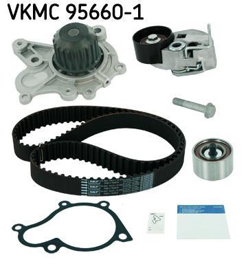 Pompe à eau + kit de courroie de distribution (Kit courroie de distribution) SKF ref. VKMC 95660-1
